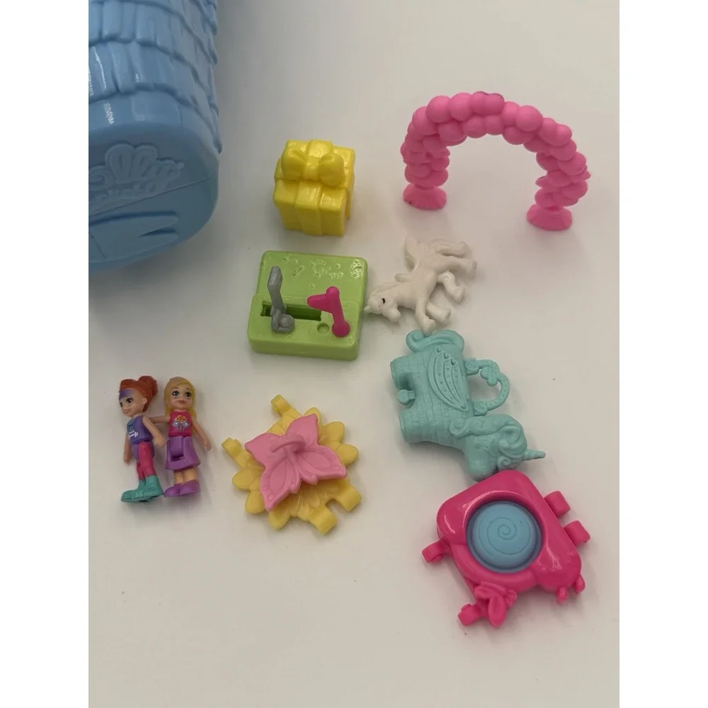 Polly Pocket Llama Party Piñata Playset HHX74 2 Dolls Accessories Mattel